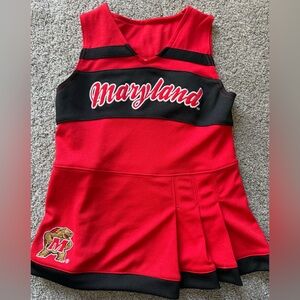 Red and Black Maryland Terrapins Cheerleader DressAdd